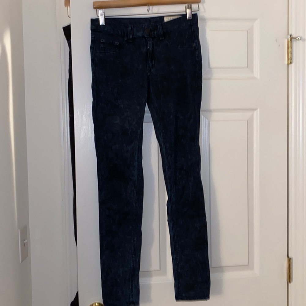 Rag & Bone Skinny Jeans/Jeggings Size 27 Acid Wash